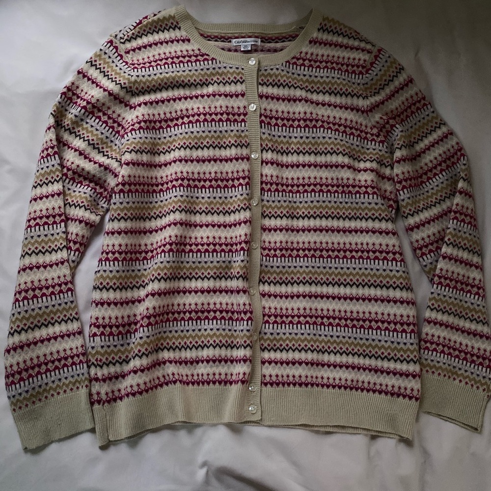 Patterned cardigan